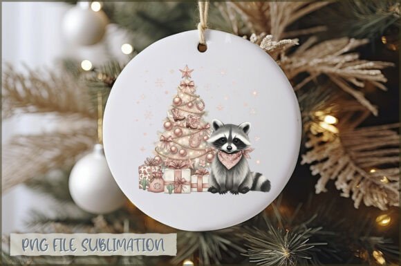 Baby Raccoon Christmas Ornament PNG: A Brand Designer’s Review for Illustrations