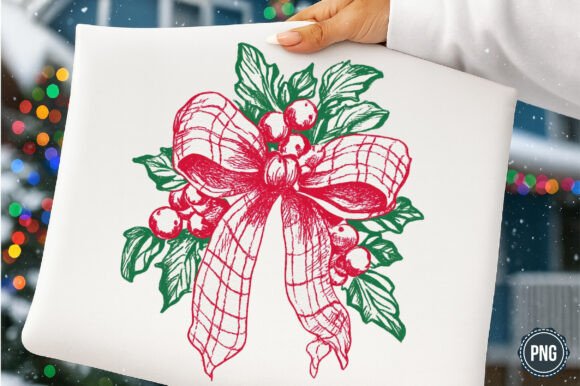 Christmas Line Art Png- Bow PNG: A Review for Illustrations