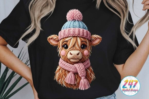 Crochet Faux Yarn Highland Cow Christmas Review