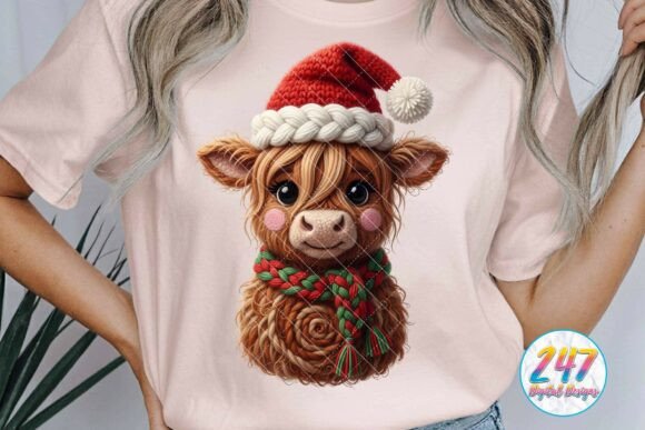 Faux Yarn Crochet Highland Cow Christmas Review