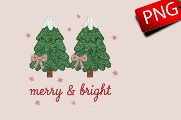 Merry Bright Christmas Trees and Bows Review